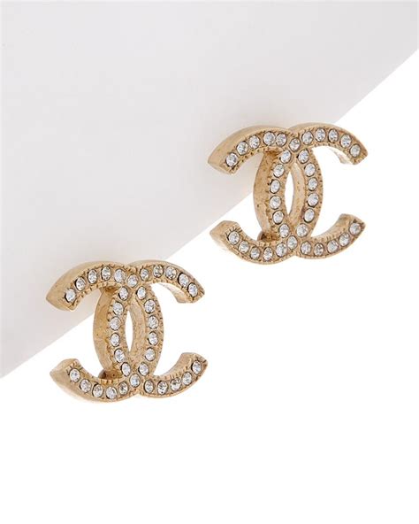 chanel logo earrings selfridges|Chanel earrings online shop.